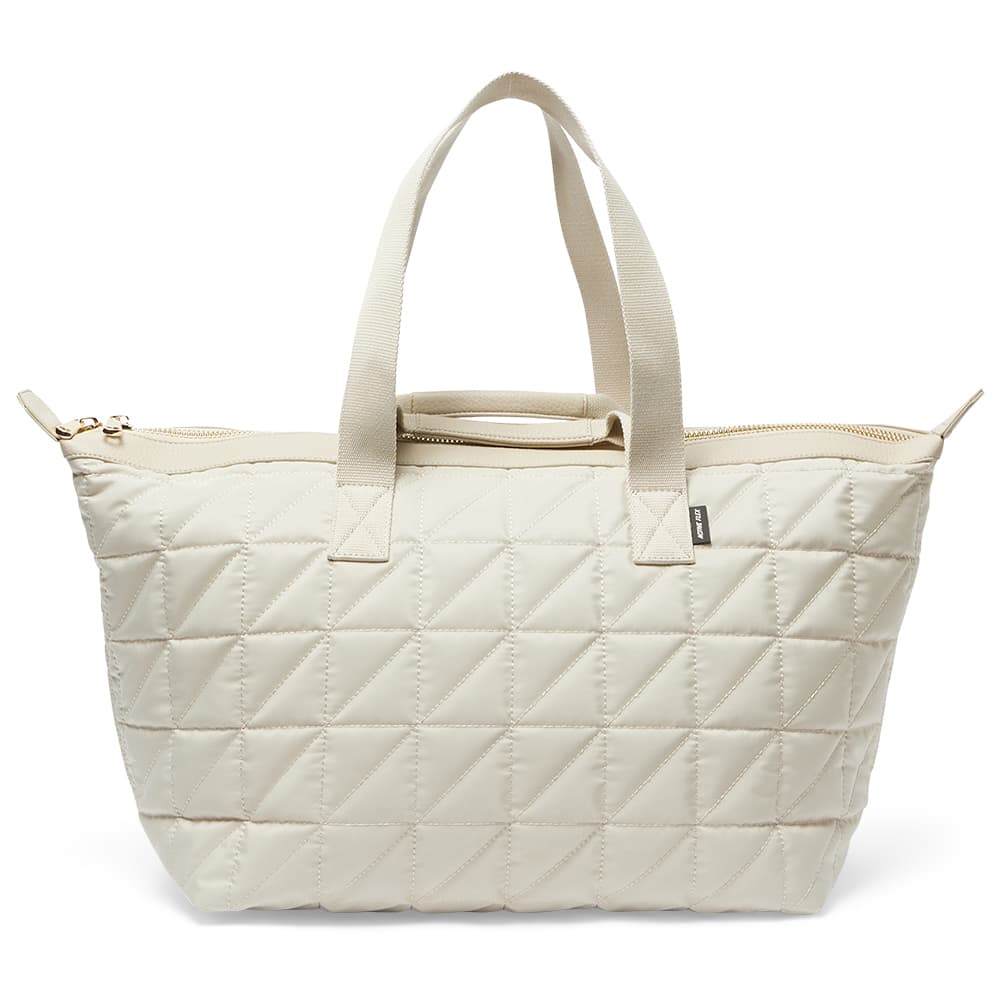 Gia Overnight Bag in Off White