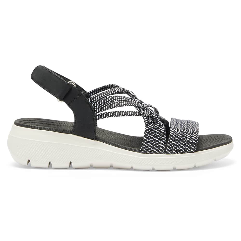 Luna Sandal in Black Multi