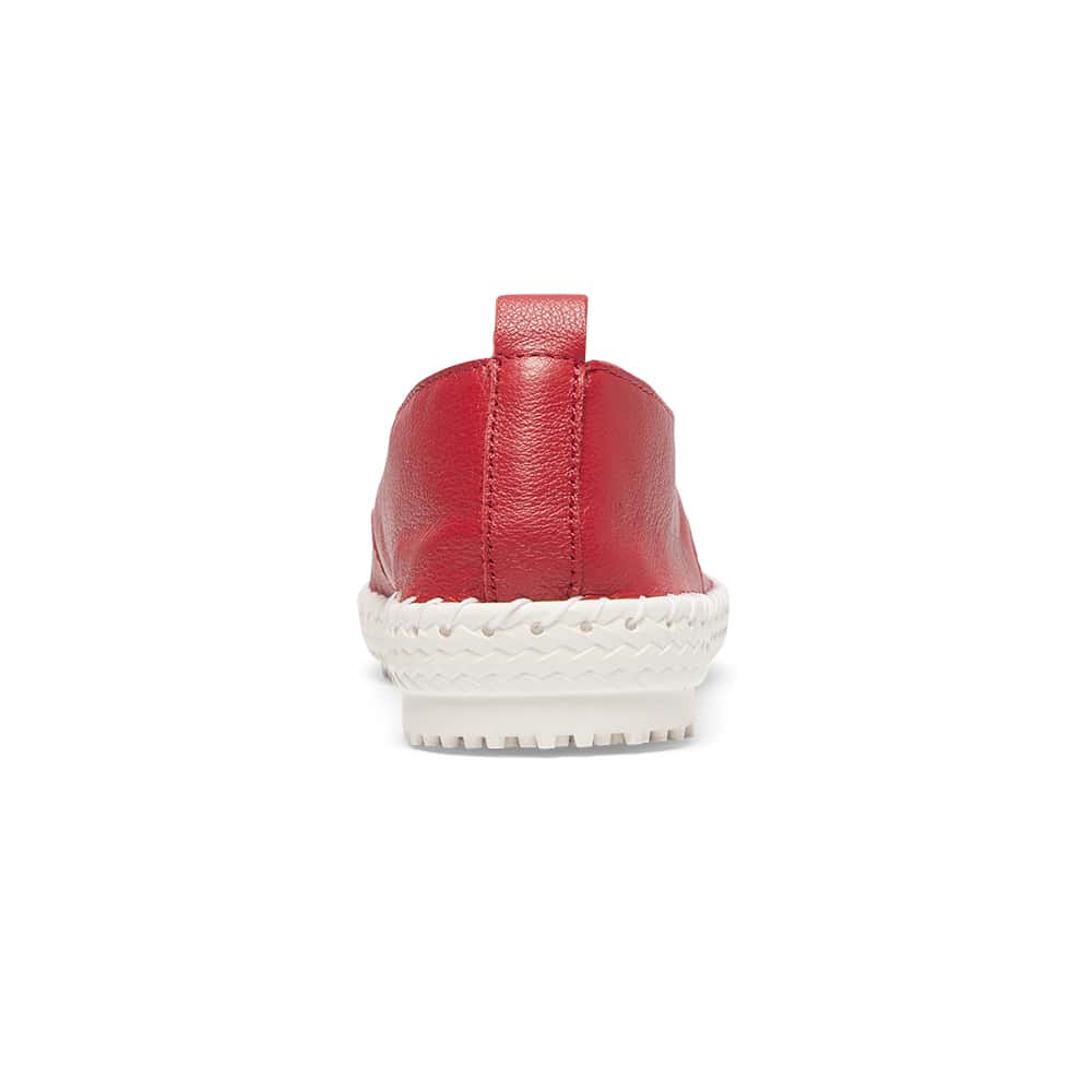 Ripley Sneaker in Red Leather