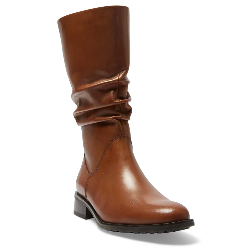 Adam Boot in Mid Brown Leather