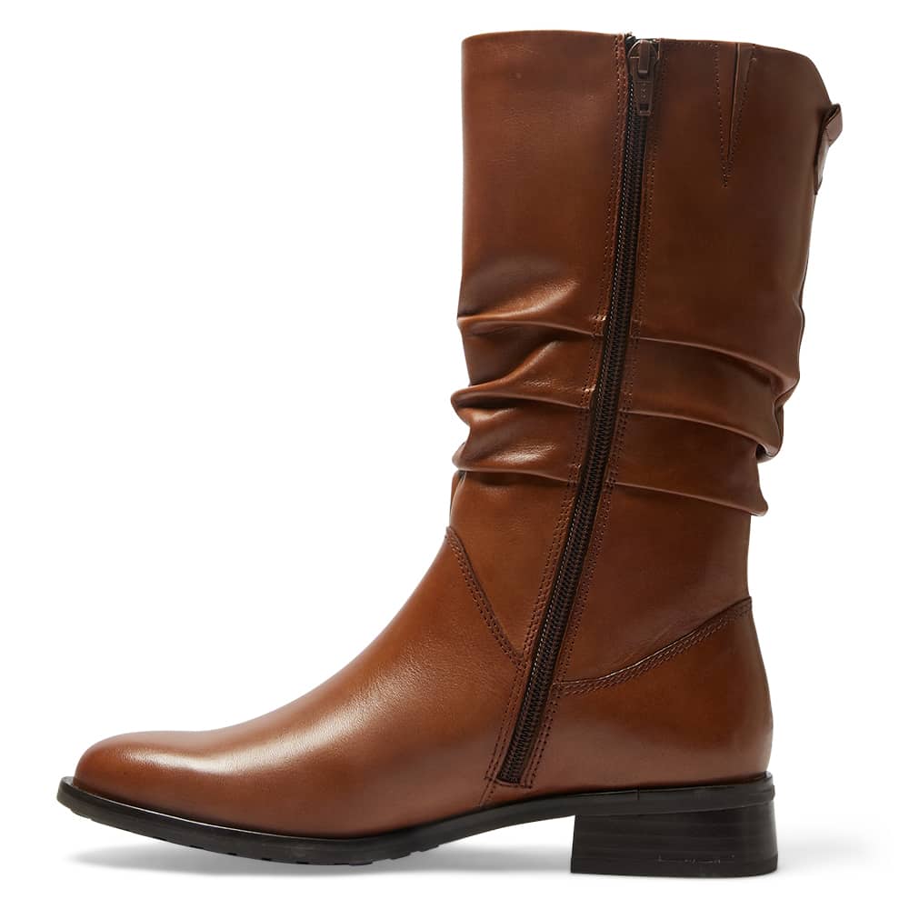 Adam Boot in Mid Brown Leather