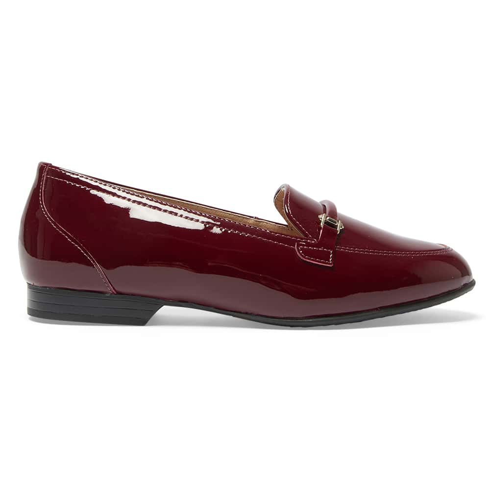 Glebe Loafer in Wine Patent