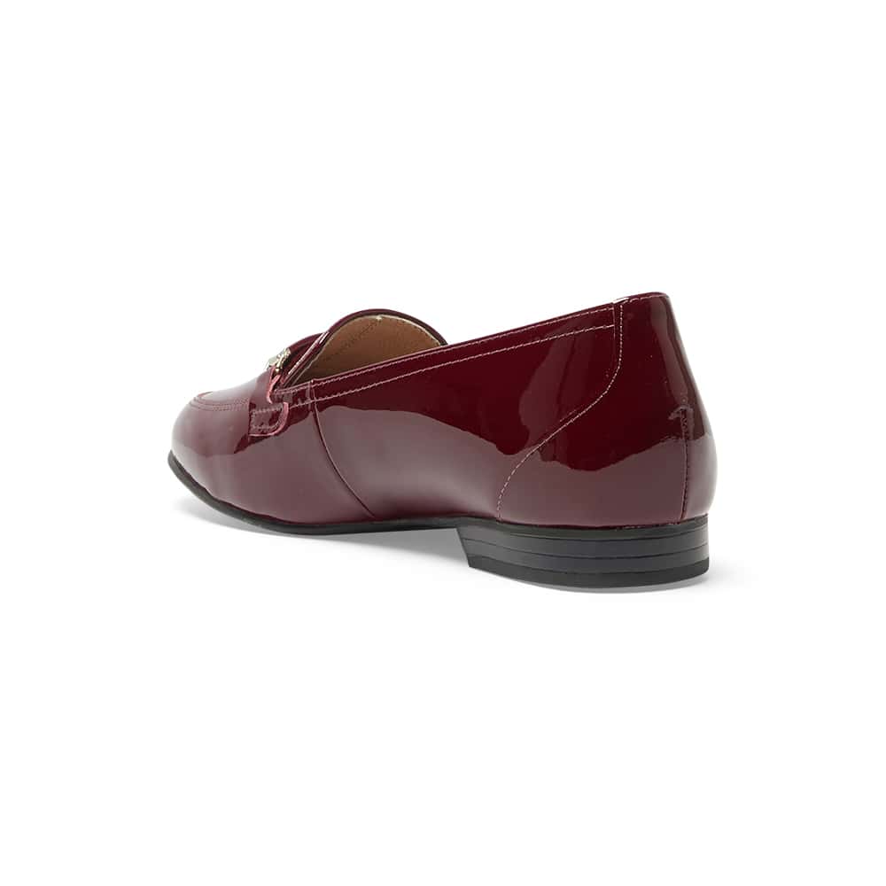 Glebe Loafer in Wine Patent