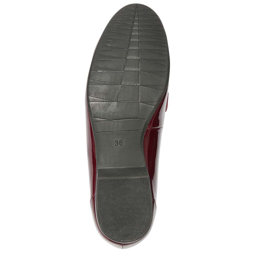 Glebe Loafer in Wine Patent