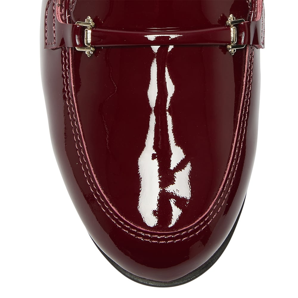 Glebe Loafer in Wine Patent