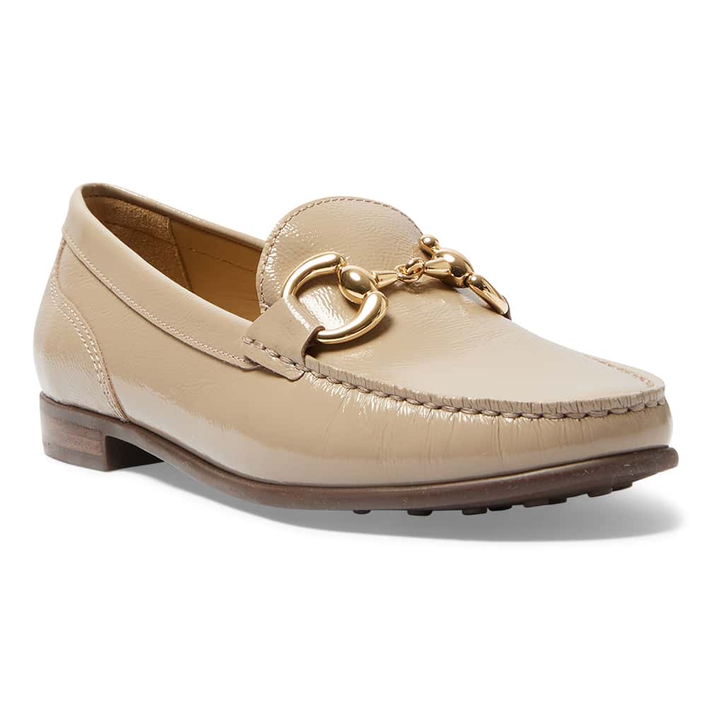 Tuscany Loafer in Bone Patent