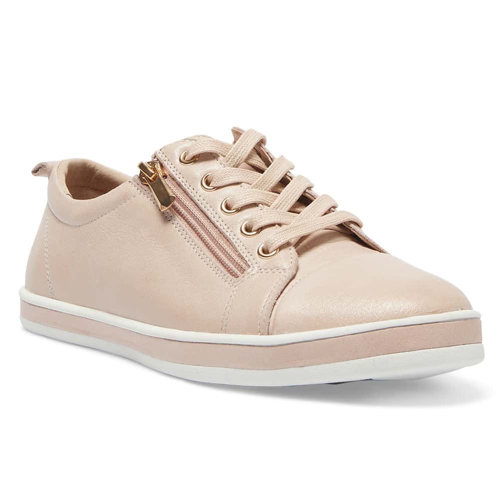 Whisper Sneaker in Blush Leather