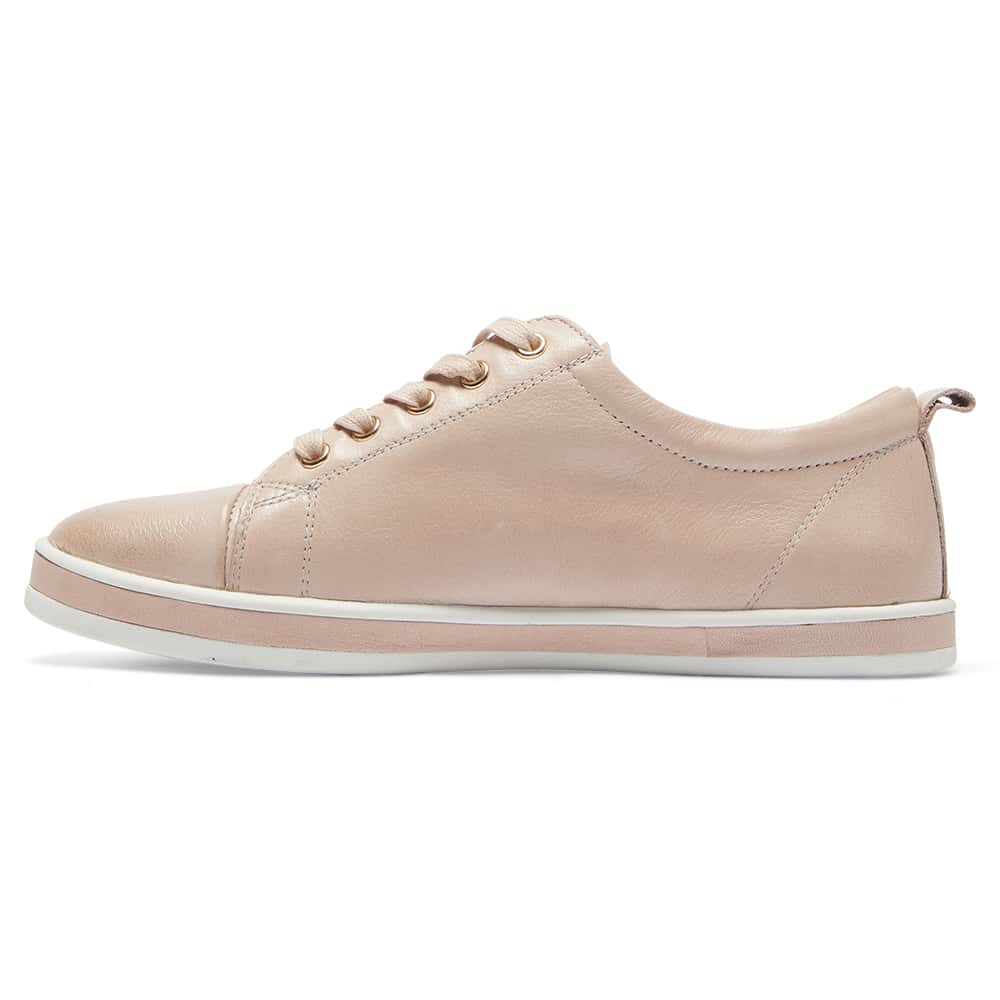 Whisper Sneaker in Blush Leather