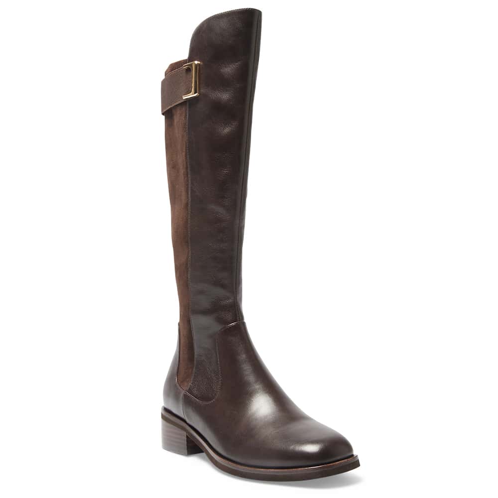 Cavalier Boot in Chocolate Glove Leather