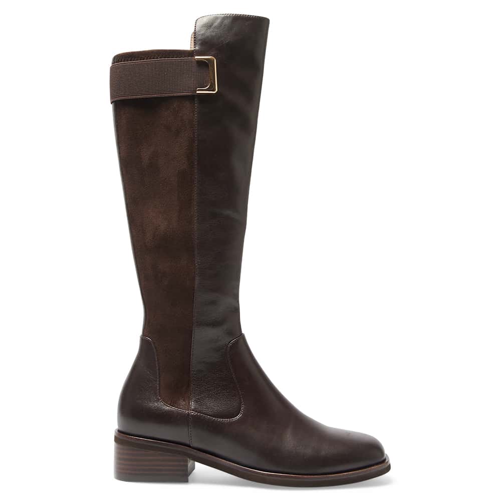 Cavalier Boot in Chocolate Glove Leather