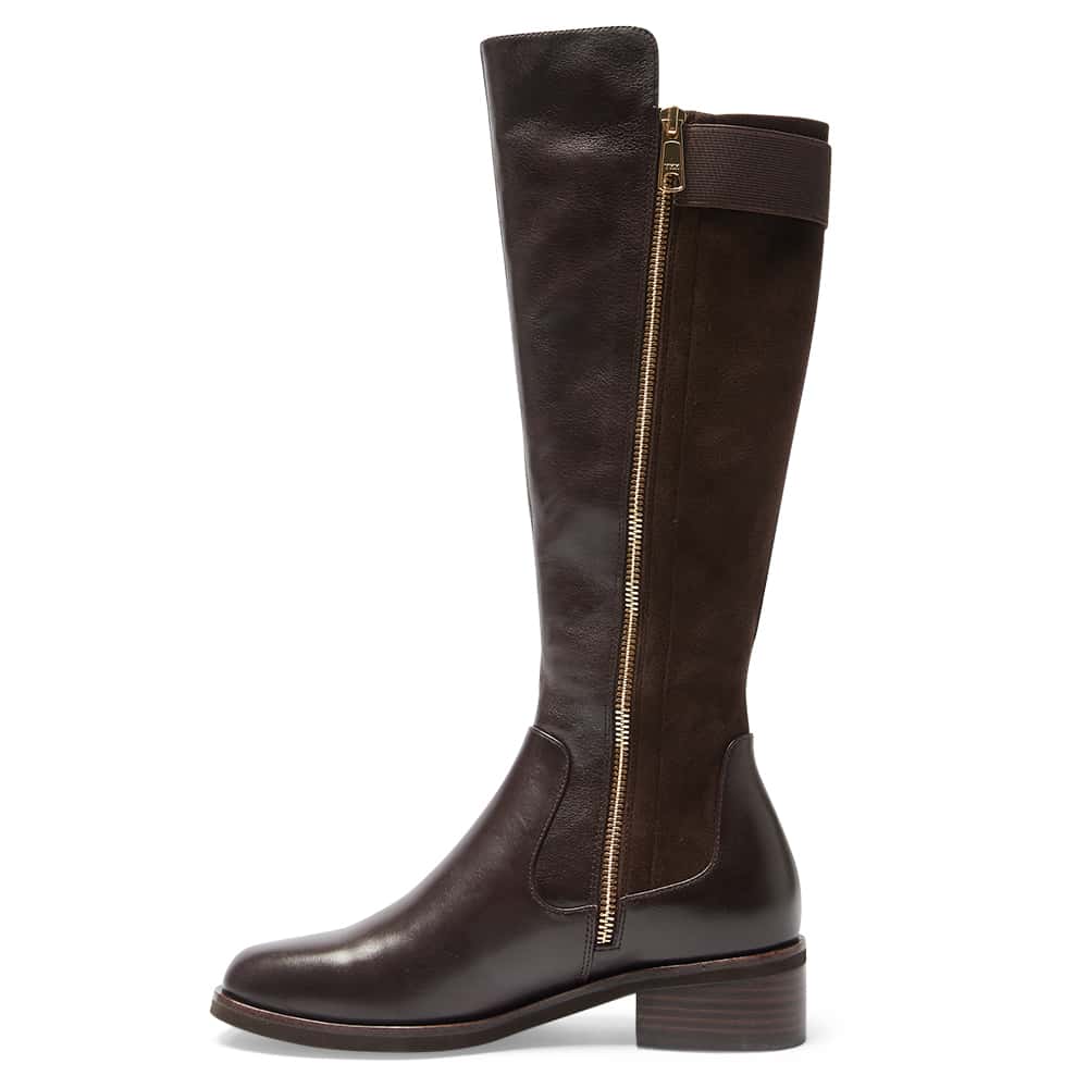 Cavalier Boot in Chocolate Glove Leather