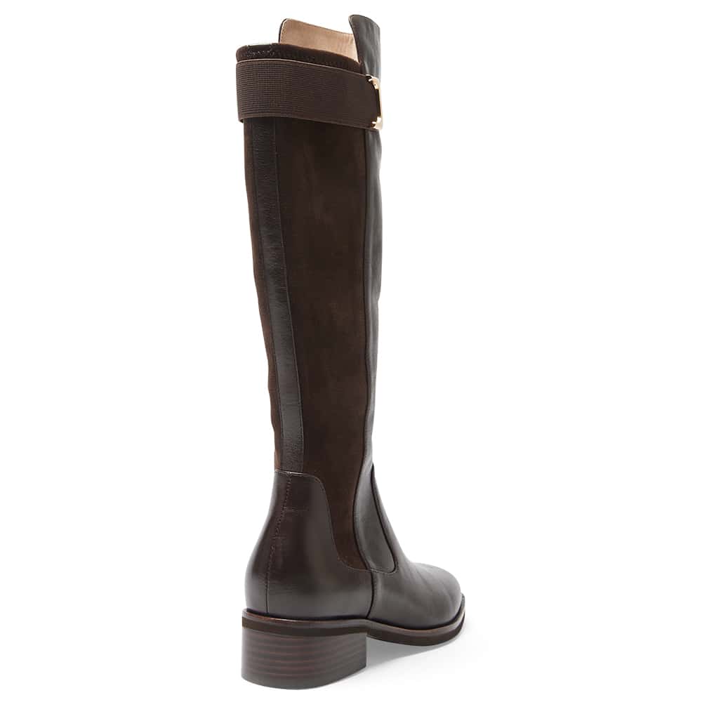 Cavalier Boot in Chocolate Glove Leather