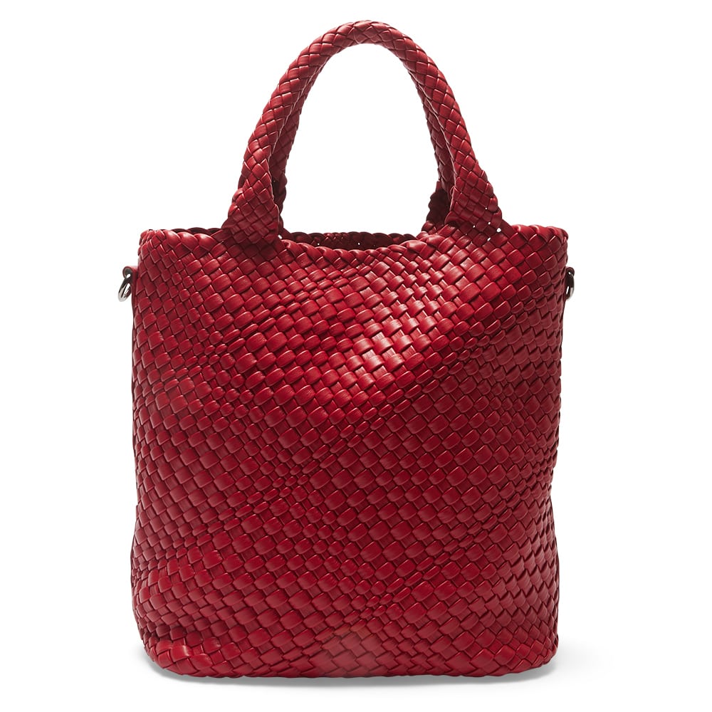 Dove Tote in Red Weave