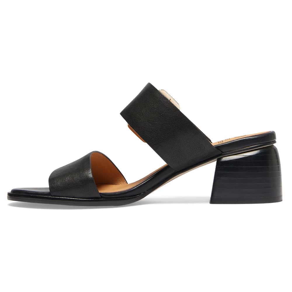 Percy Heel in Black Leather