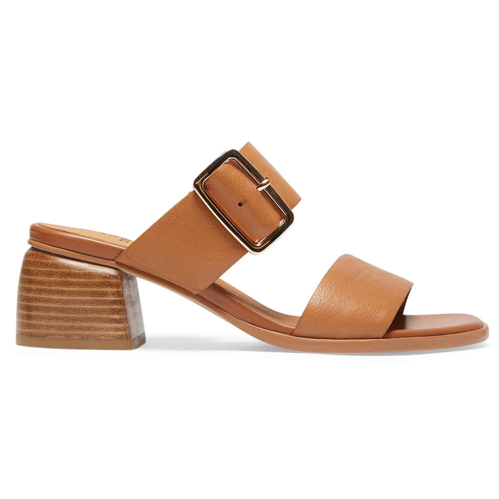 Percy Heel in Tan Leather