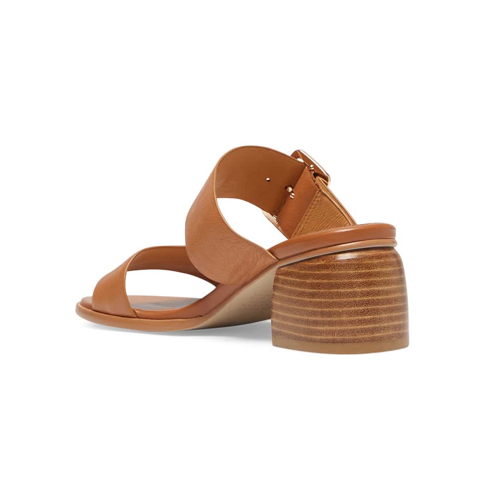 Percy Heel in Tan Leather