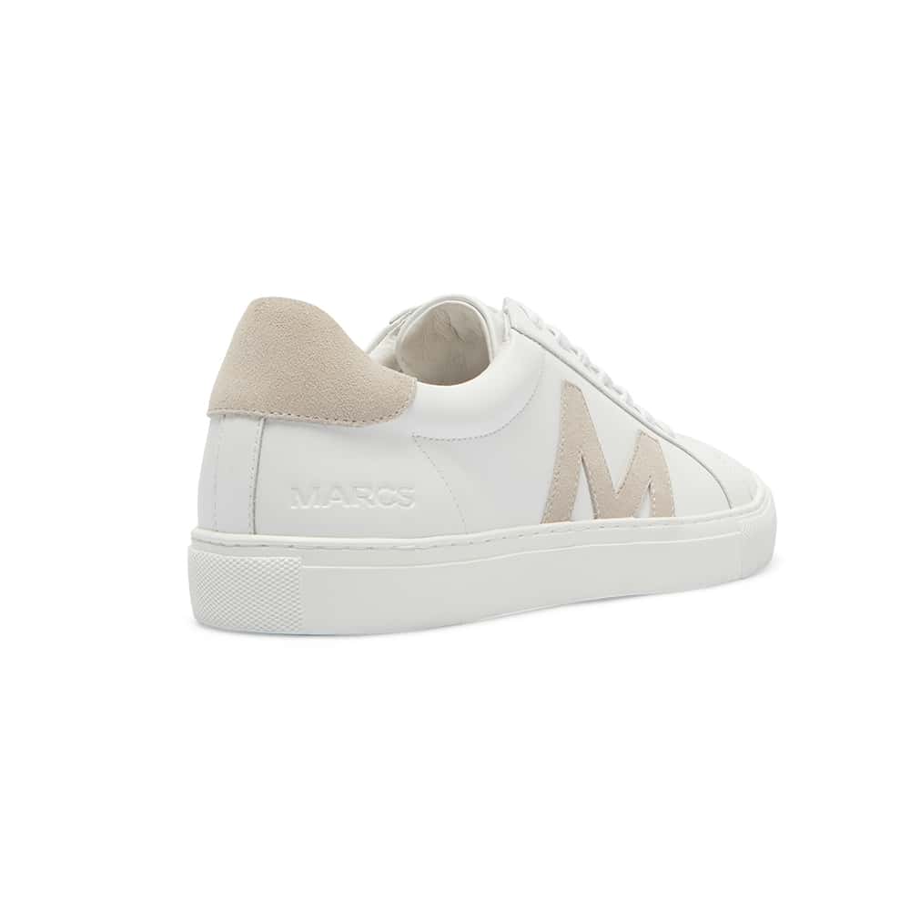 Varsity Sneaker in Natural Leather