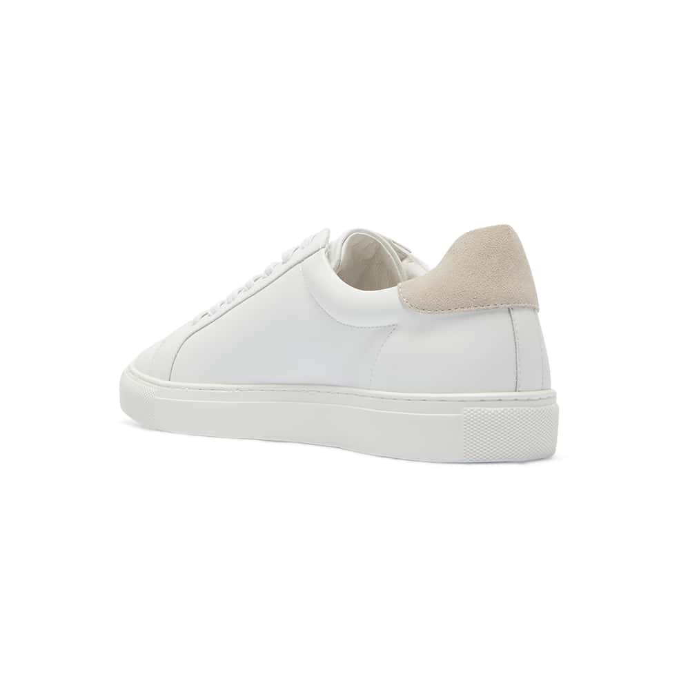 Varsity Sneaker in Natural Leather