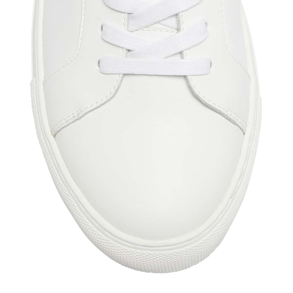 Varsity Sneaker in Natural Leather