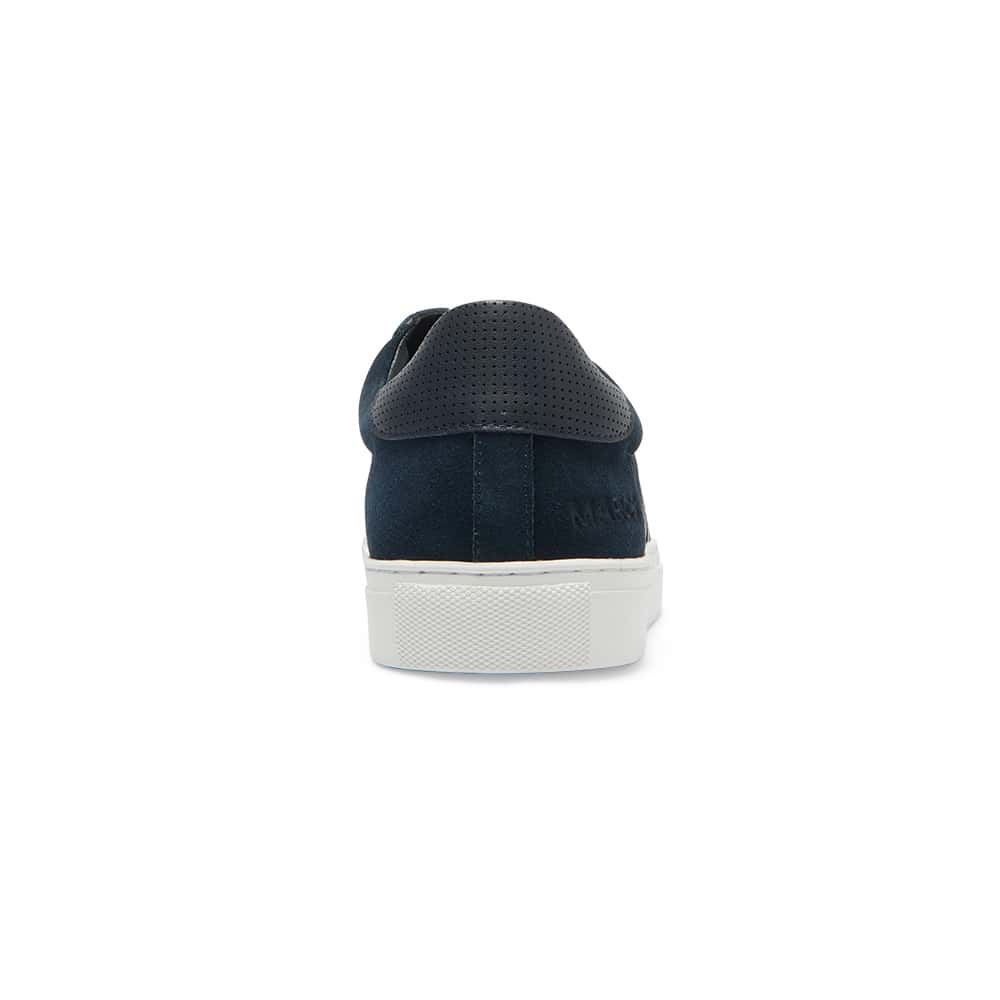 Varsity Sneaker in Navy Suede