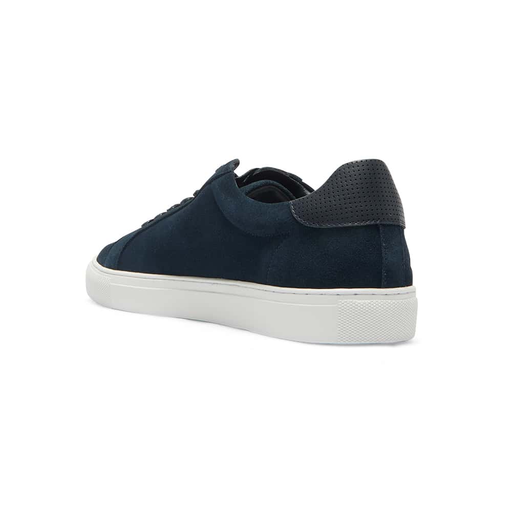 Varsity Sneaker in Navy Suede