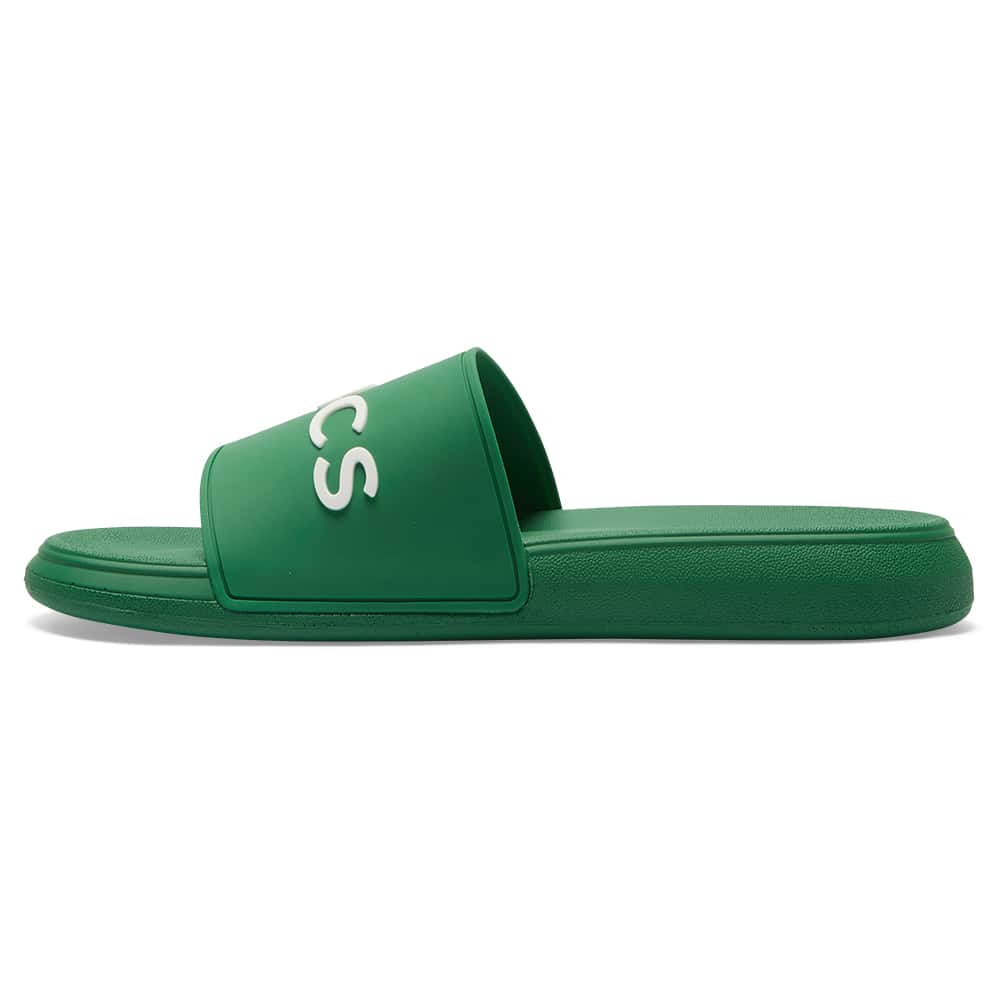 Venice Slide in Green/white