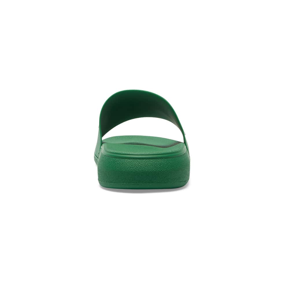 Venice Slide in Green/white