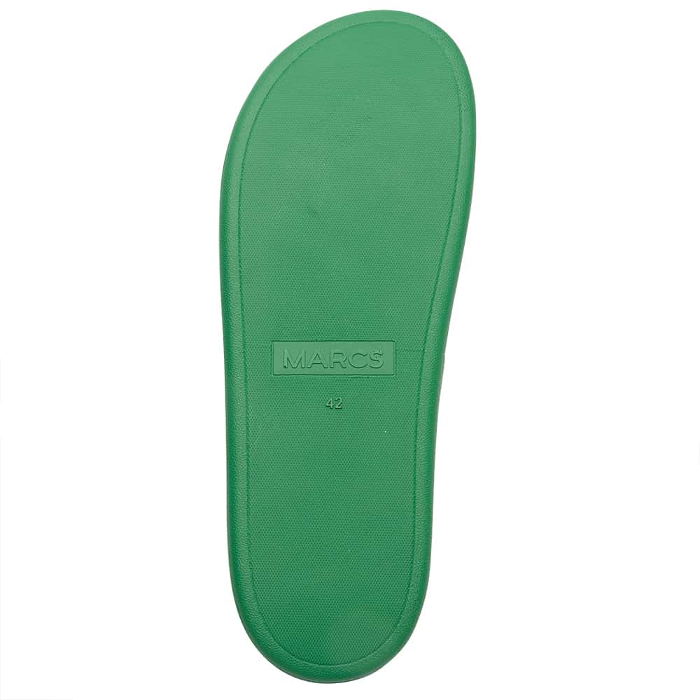 Venice Slide in Green/white