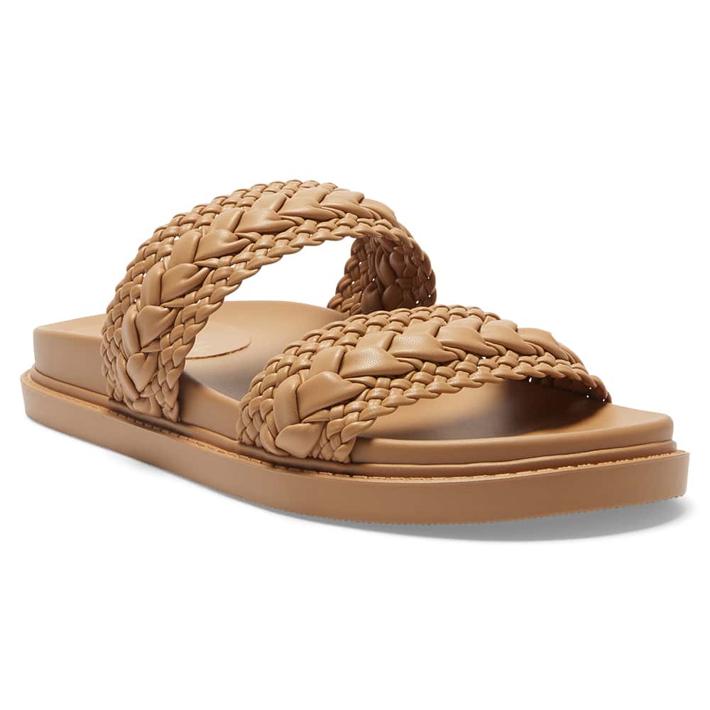 Aloha Flat in Camel Smooth