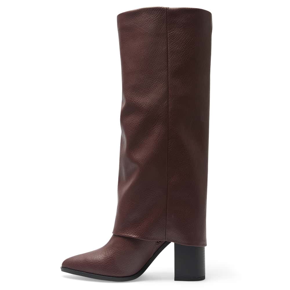 Deputy Boot in Burgundy Smooth