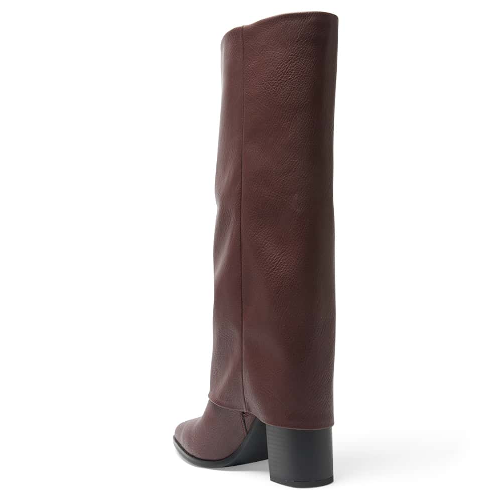 Deputy Boot in Burgundy Smooth