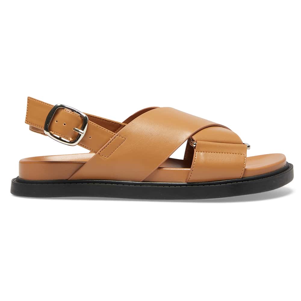 Fabian Sandal in Tan Smooth