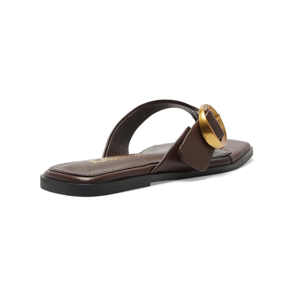 Greece Slide in Brown  Smooth