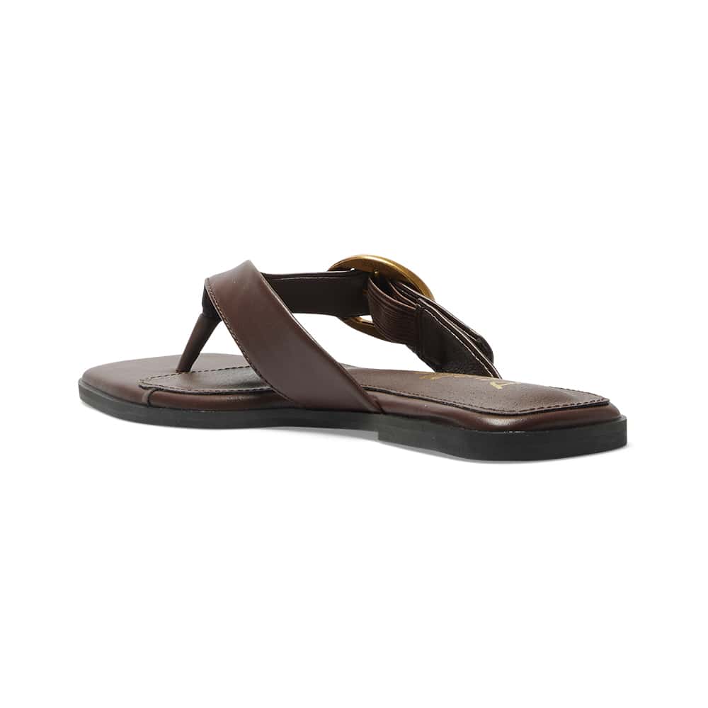 Greece Slide in Brown  Smooth