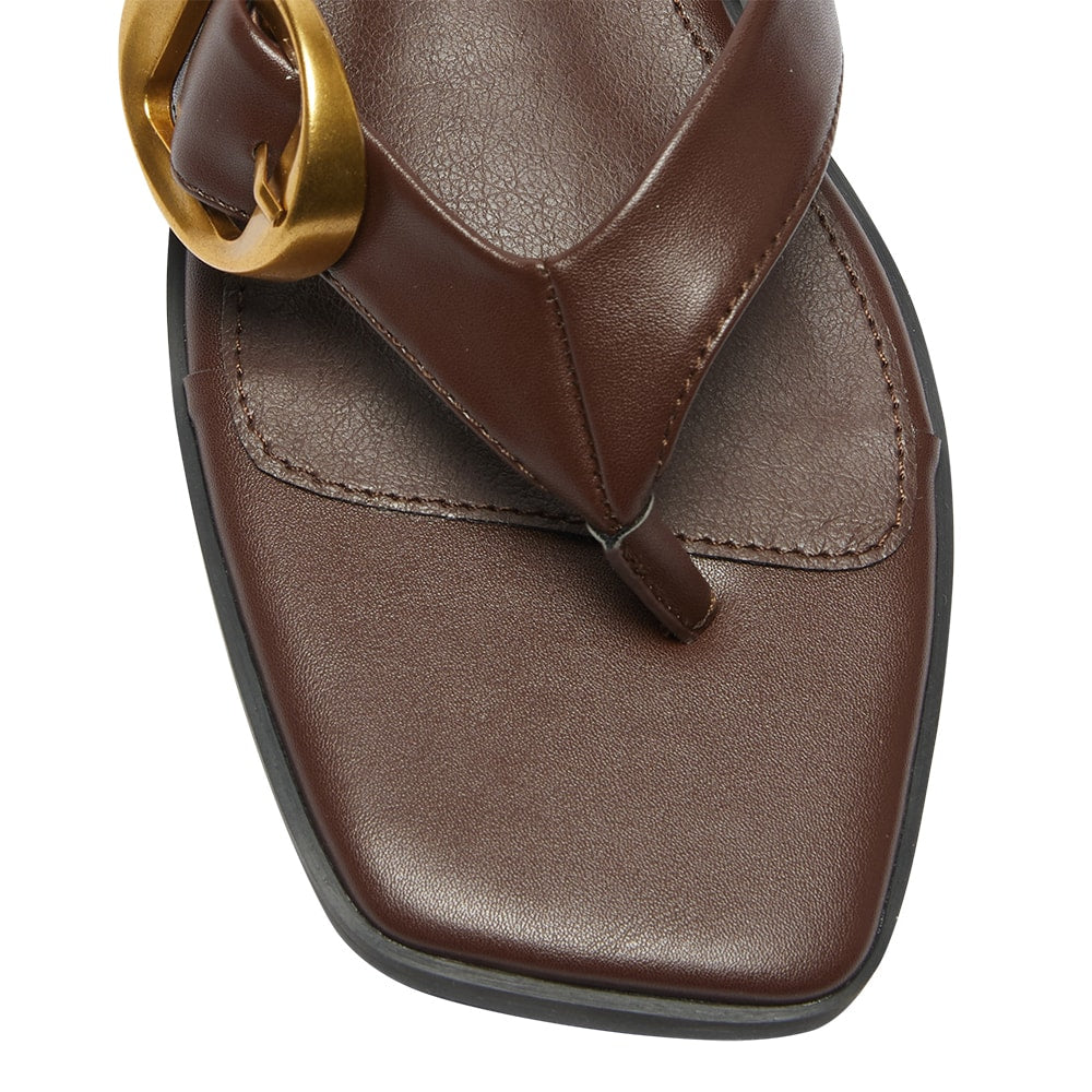 Greece Slide in Brown  Smooth