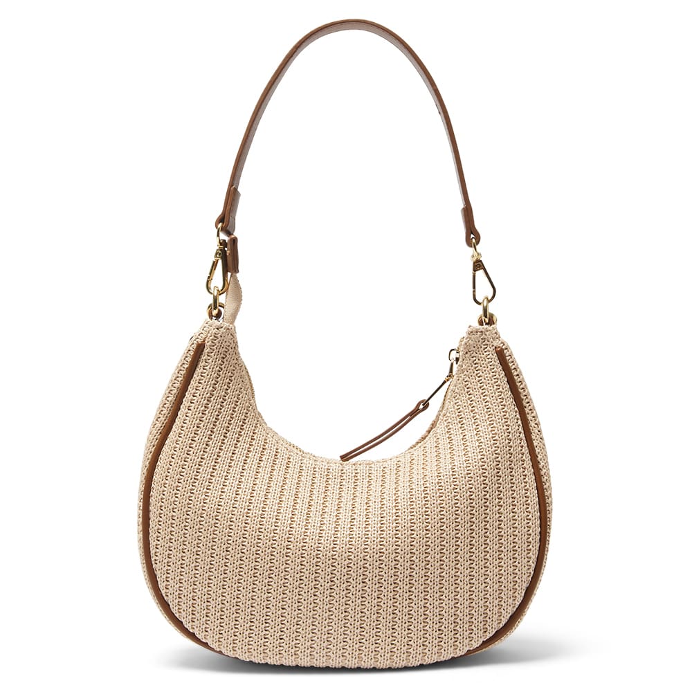 Julia Handbag in Tan/raffia