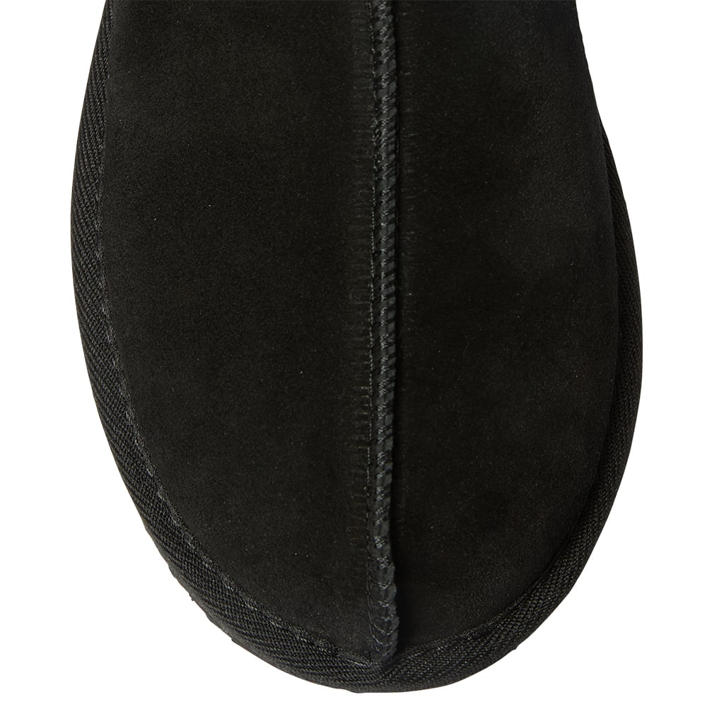 Nevada Slipper in Black Suede