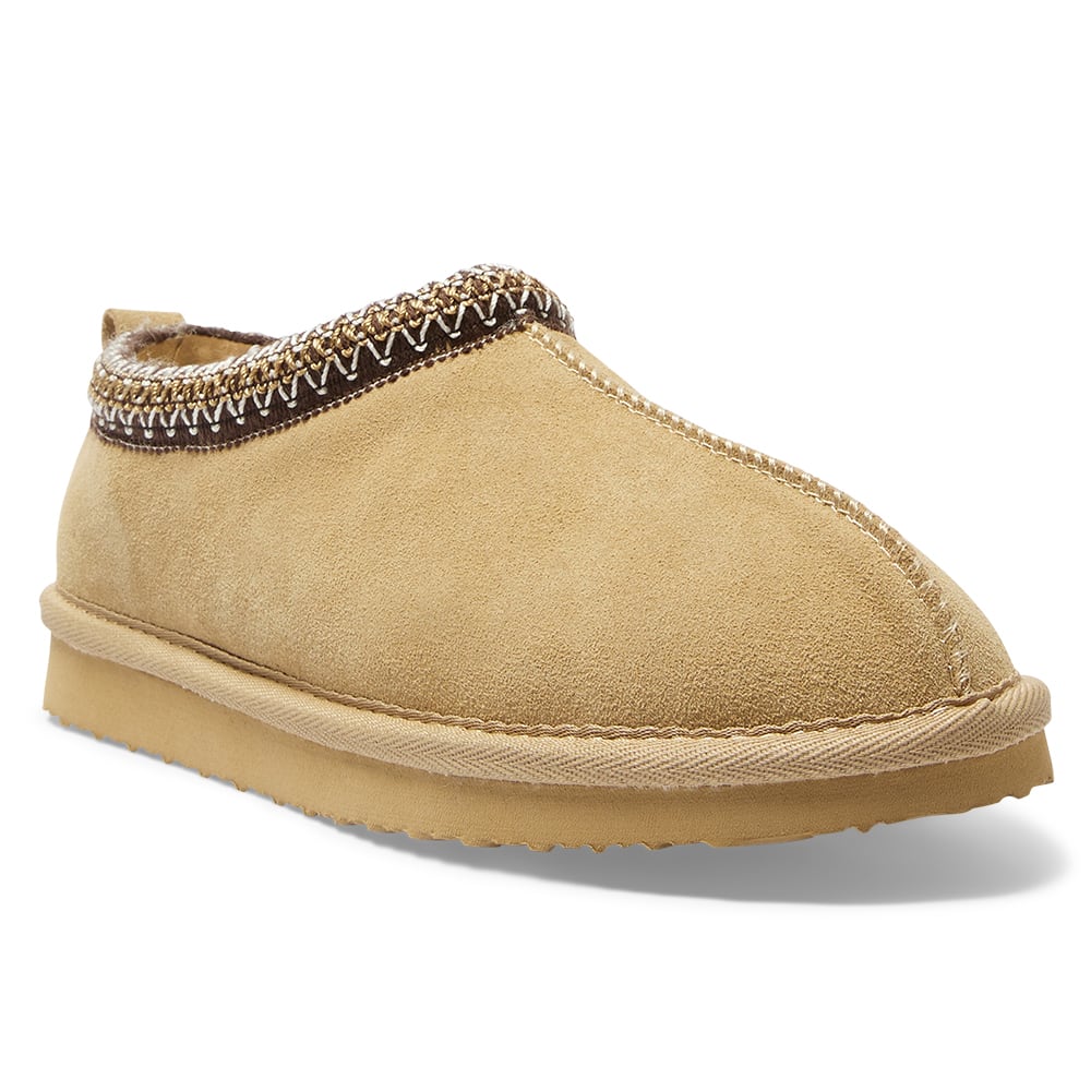 Nevada Slipper in Sand Suede