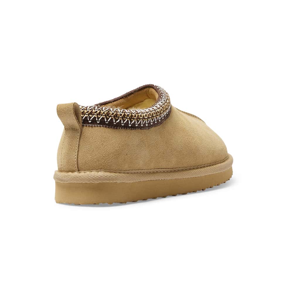 Nevada Slipper in Sand Suede