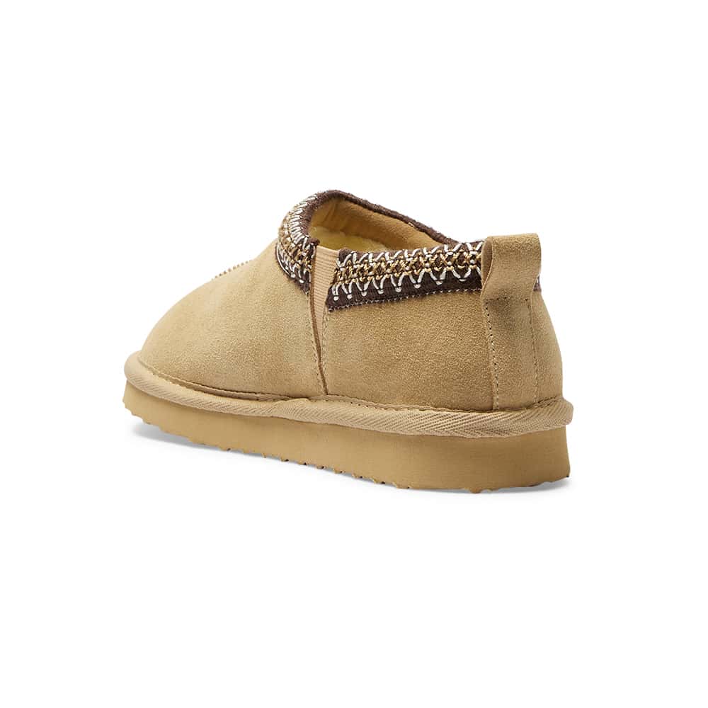 Nevada Slipper in Sand Suede