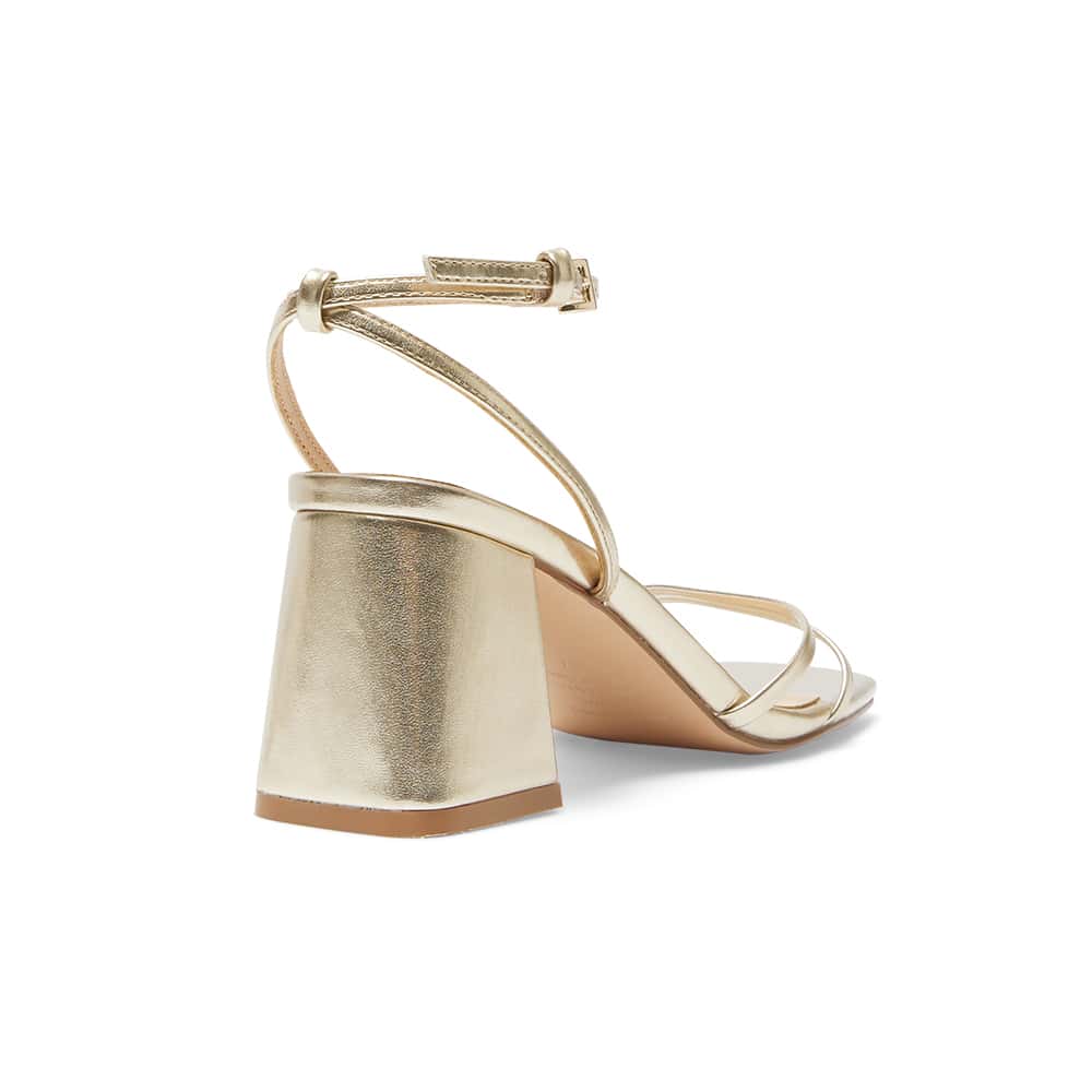 Shay Heel in Gold Metallic