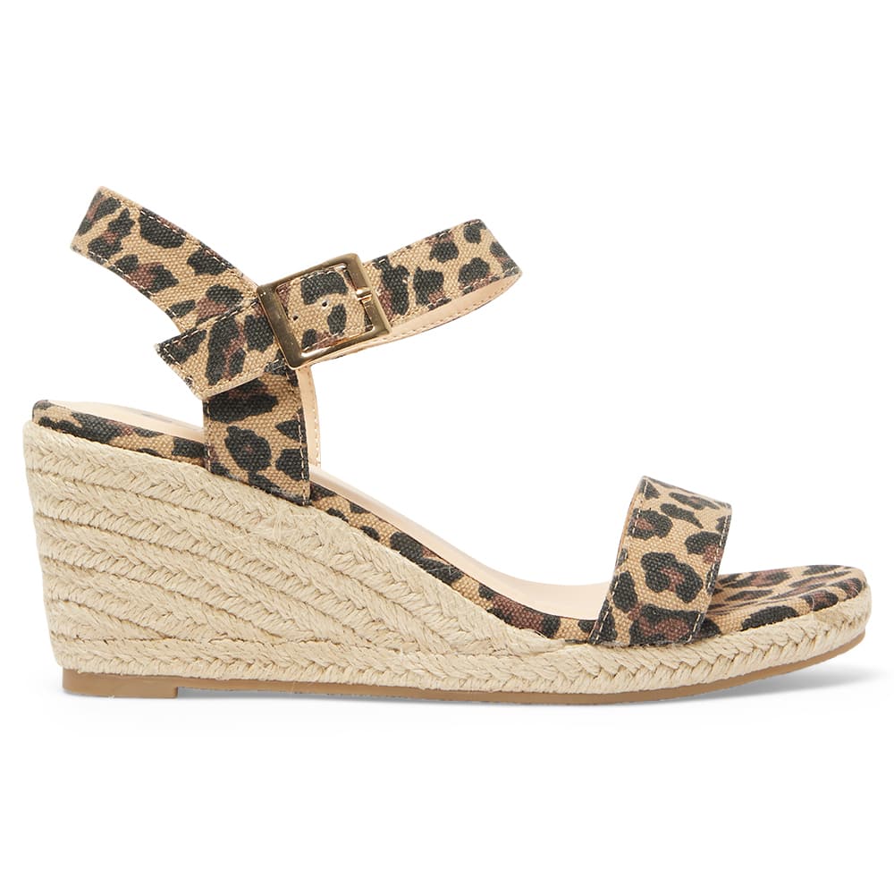 Annie Wedge in Animal Fabric