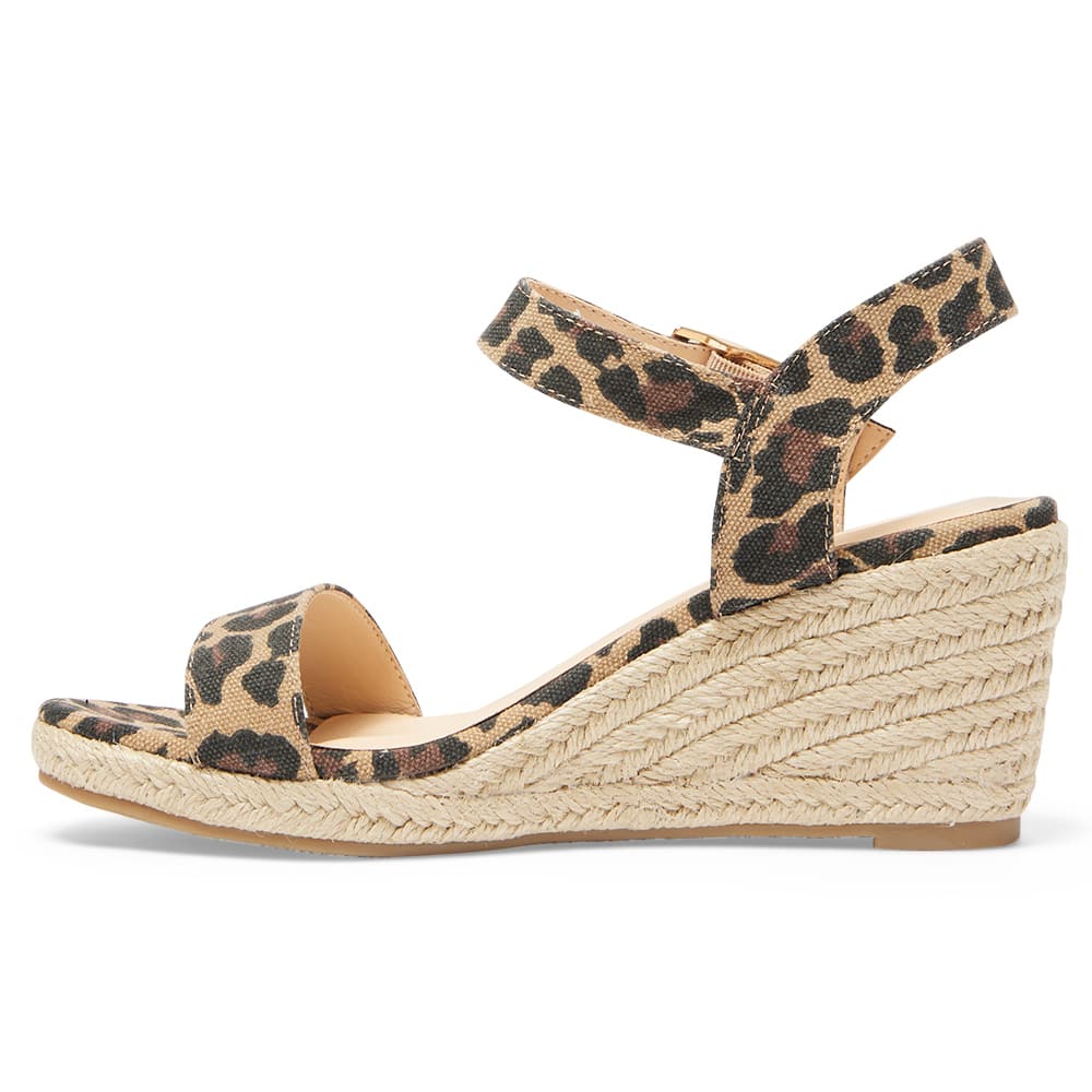 Annie Wedge in Animal Fabric