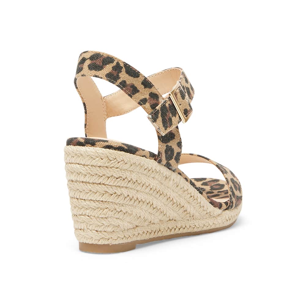 Annie Wedge in Animal Fabric