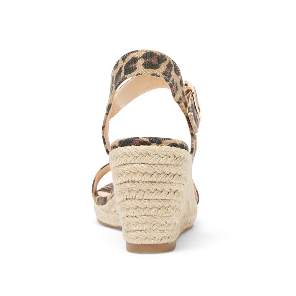 Annie Wedge in Animal Fabric