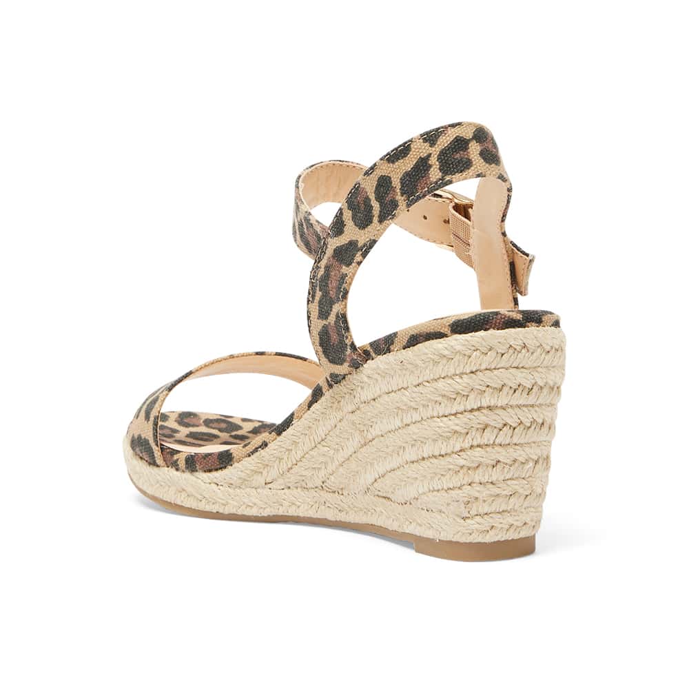 Annie Wedge in Animal Fabric