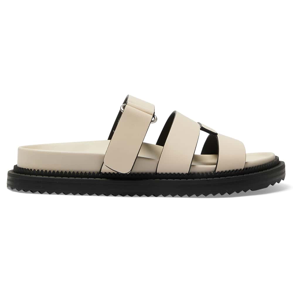 Balmoral Sandal in Bone Smooth