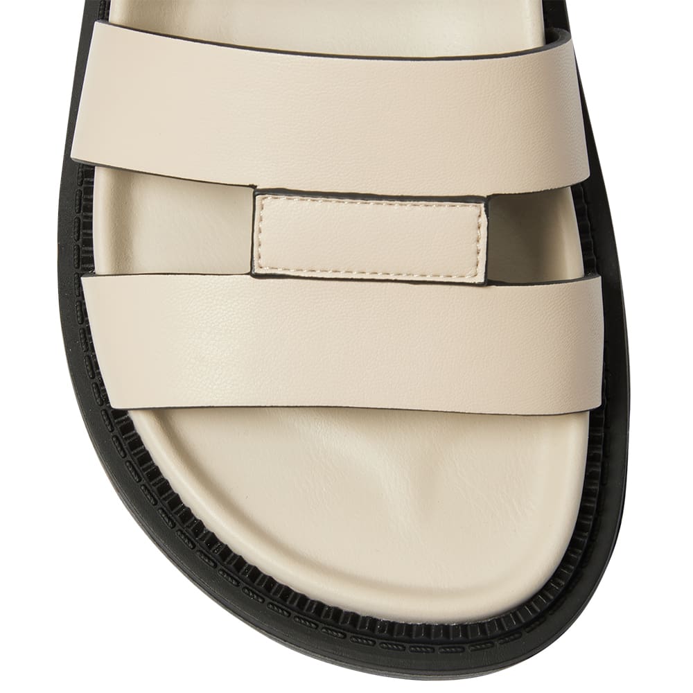 Balmoral Sandal in Bone Smooth