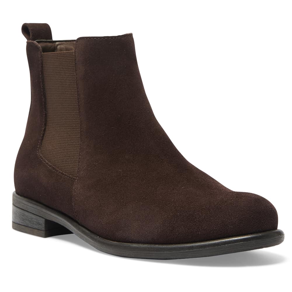 Bogart Boot in Chocolate Suede Suede