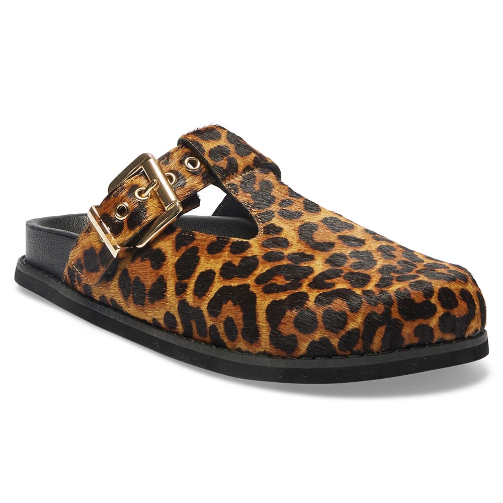 Farah Flat in Animal Leather